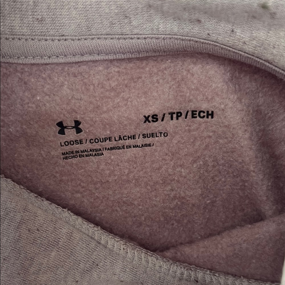 Under Armour Lavender High-Collar Sweatshirt - Picture 2 of 4